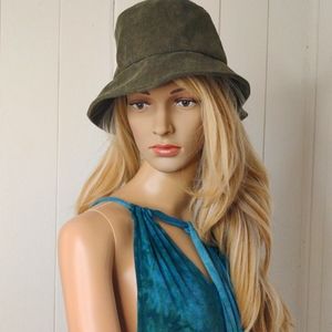 Sonoma Green Corduroy Textile Hat